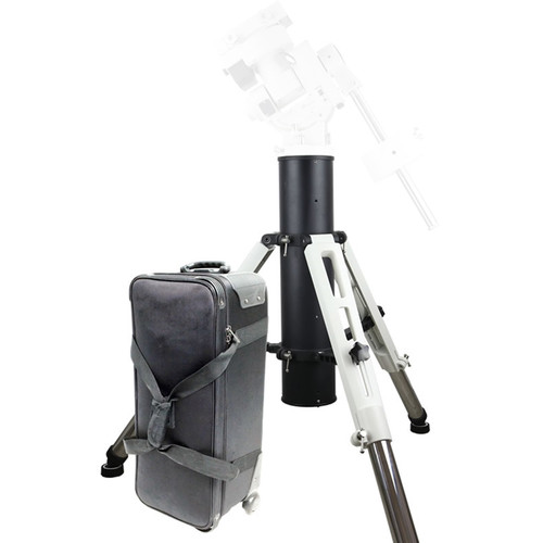 iOptron Tri-Pier for GoTo Mounts&nbspwith Rolling Case (White/Black)