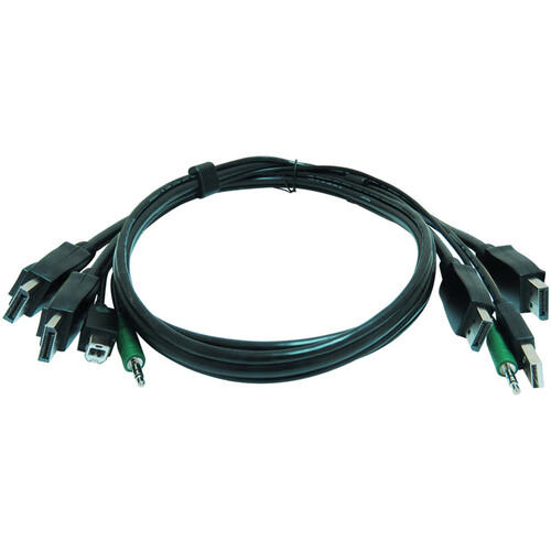 IPGard KVM USB DisplayPort Cable with Au