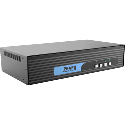 IPGard SDPN-4D-P 4-Port Dual-Head 4K Dis