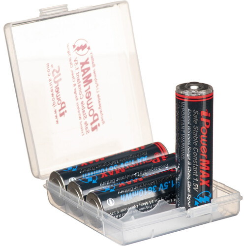 iPower iPowerMax AA3610 1.5V AA LiPo Rechargeable Batteries (3610mWh 4-Pack)