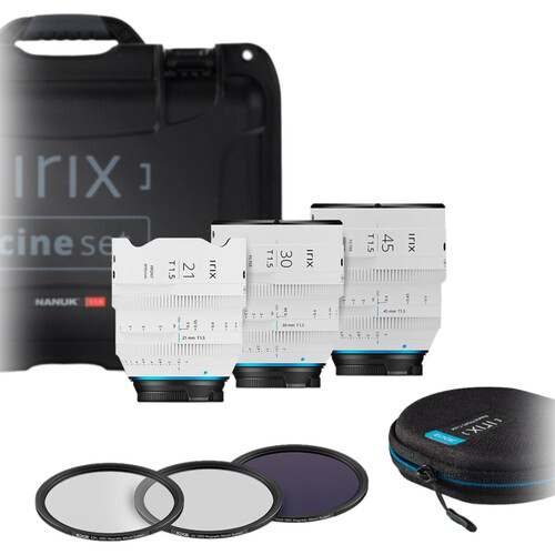 IRIX Cine 3-Lens Entry Set (Canon RF White)