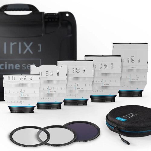 IRIX Cine 5-Lens Production Set (Sony E White)
