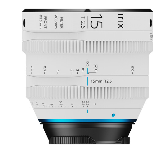 IRIX 15mm T2.6 Cine Lens (Canon EF White)