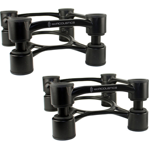 IsoAcoustics Aperta 200 Acoustic Isolation Speaker Stand (Black Pair)