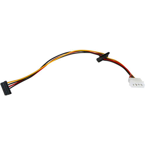 iStarUSA Molex to Two SATA Right Angle Cable