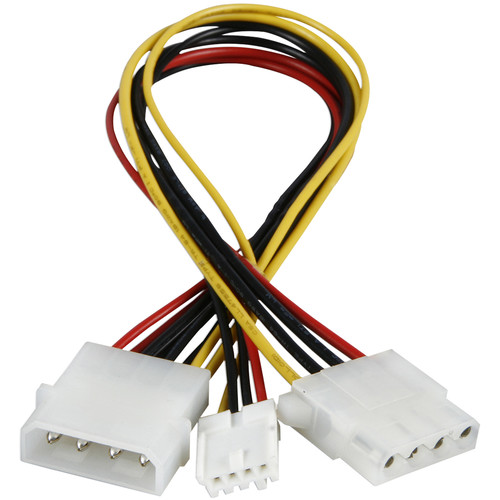 iStarUSA Molex to One Molex & One Floppy Y-Cable (8.5