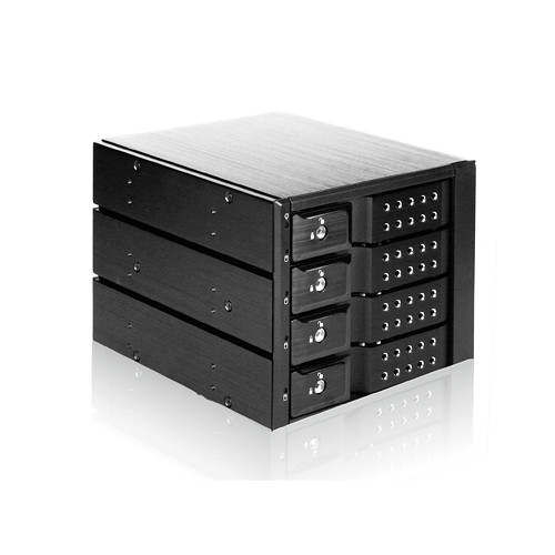 iStarUSA BPN-DE340SS SAS/SATA 6.0 Gb/s Tray-Less Hot-Swap Cage (Black)