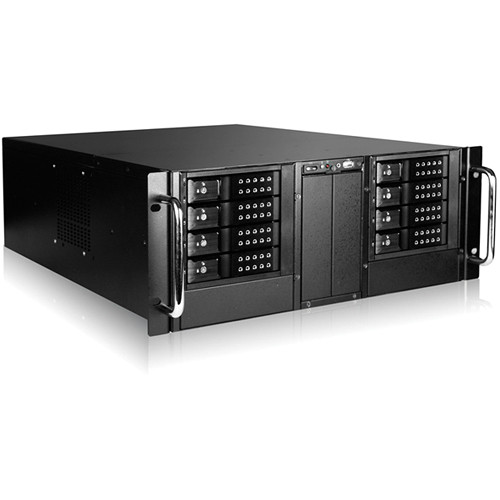 iStarUSA D410-DE8BK 4U 10-Bay Stylish Storage Server Rackmount 8x3.5