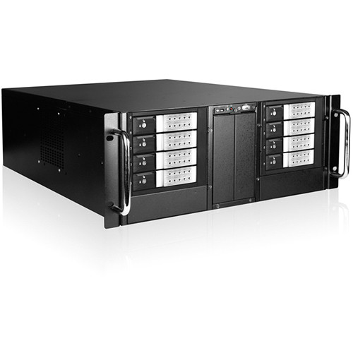 iStarUSA D410-DE8SL 4U 10-Bay Stylish Storage Server Rackmount 8x3.5