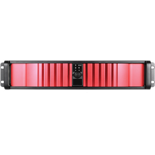 iStarUSA D Storm D-200SEA 2U Compact Rackmount Chassis (Red Bezel)