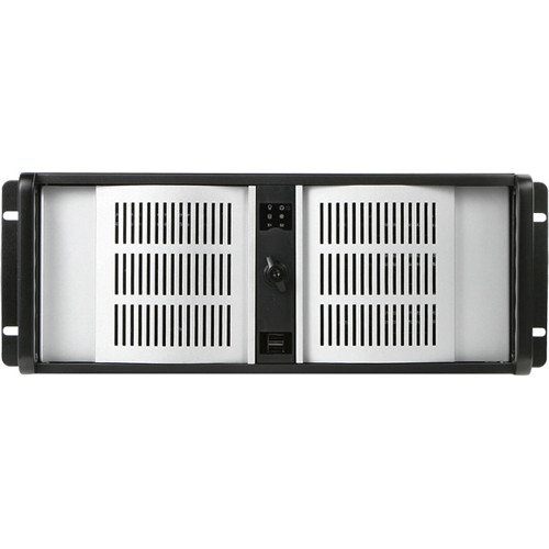 iStarUSA D Storm Series 4 RU Compact Stylish Rackmountable Chassis (Silver Bezel)