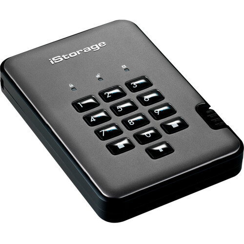 Istorage 16TB diskAshur PRO2 USB 3.2 Gen1 Encrypted Portable SSD (FIPS Level 2)
