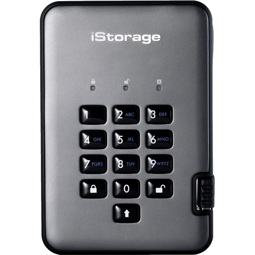 Istorage 8TB diskAshur PRO2 USB 3.1 Encrypted Portable SSD (FIPS 140-2 Level 3)