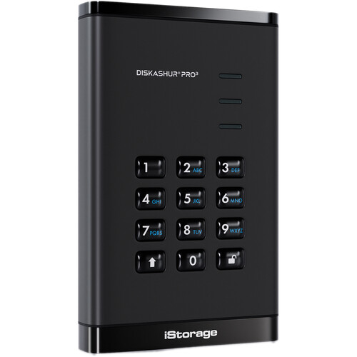 Istorage 4TB diskAshur PRO3 USB 3.2 Gen1 Encrypted Portable SSD