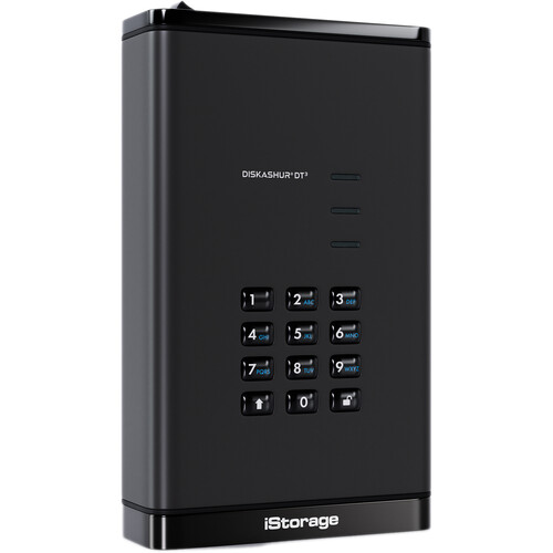 Istorage 2TB diskAshur DT3 USB 3.2 Gen 1 Encrypted External Hard Drive