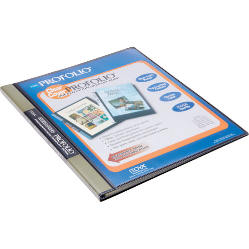 Itoya ProFolio with Clear Cover (12-Pack 8.5 x 11