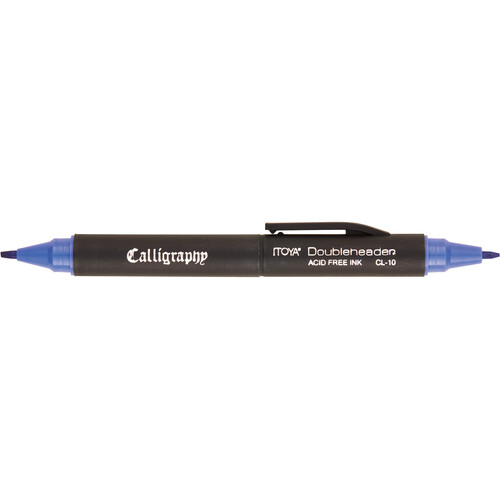 Itoya Doubleheader Calligraphy Marker (Blue Blister Packaging)