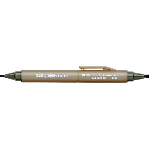 Itoya Doubleheader Calligraphy Marker (Green Blister Packaging)
