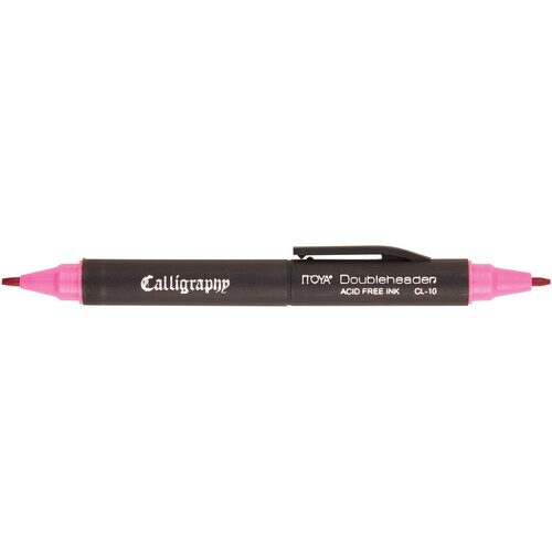 Itoya Doubleheader Calligraphy Marker (Pink Blister Packaging)