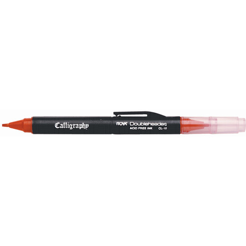 Itoya Doubleheader Calligraphy Marker (Blister Packaging Red)