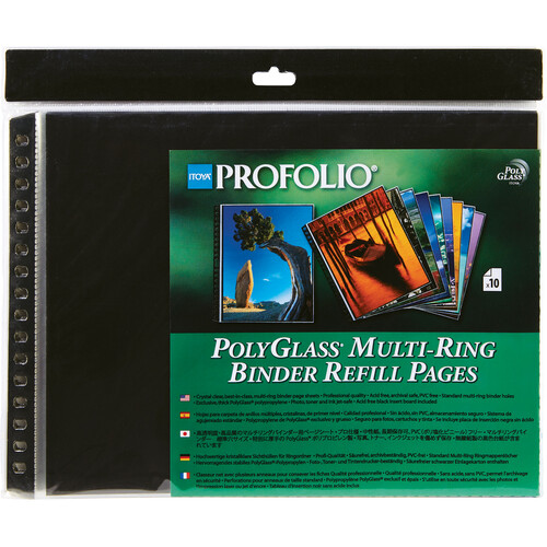 Itoya ProFolio PolyGlass Landscape Pages (11 x 8.5