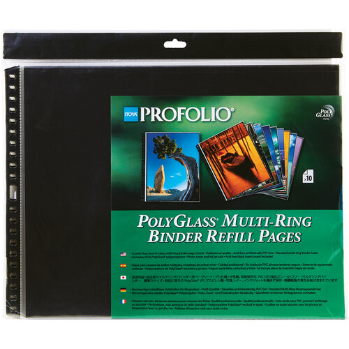 Itoya ProFolio PolyGlass Landscape Pages (14 x 11