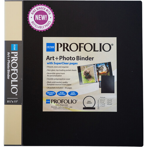 Itoya ProFolio Photo Binder (Letter 8.5 x 11