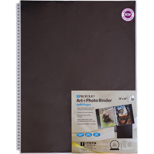 Itoya Profolio Art and Photo Refill Pages (18 x 24