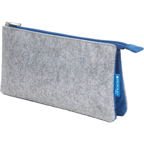 Itoya ProFolio Midtown Pouch (Gray/Blue 5 x 9