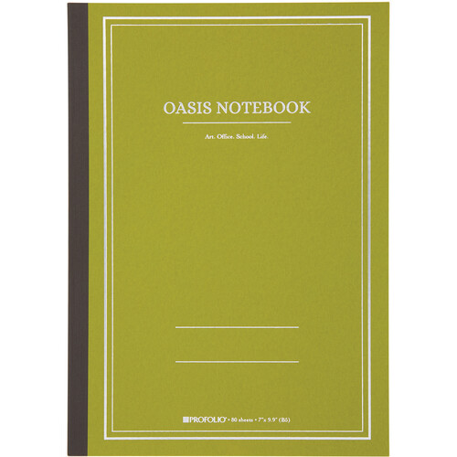 Itoya ProFolio Oasis Notebook (Avocado 6.9 x 9.8