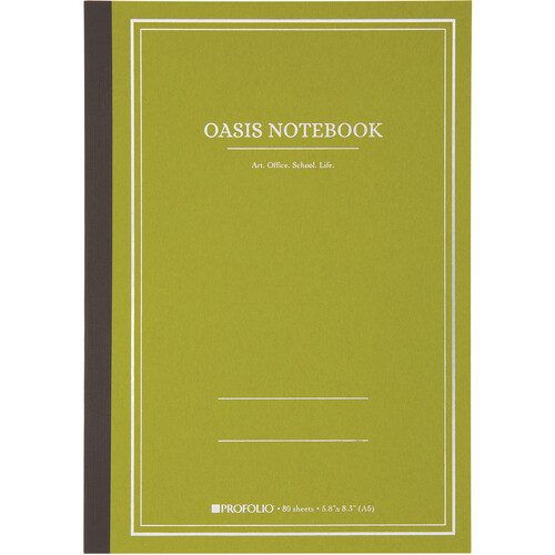 Itoya ProFolio Oasis Notebook (Avocado 5.8 x 8.3