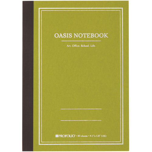 Itoya ProFolio Oasis Notebook (Avocado 4.1 x 5.8