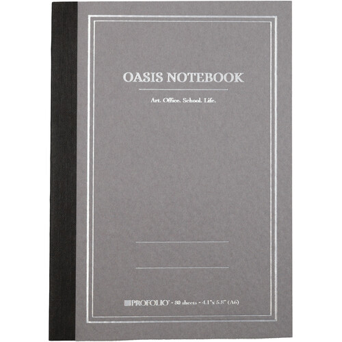 Itoya ProFolio Oasis Notebook (Gray 4.1 x 5.8
