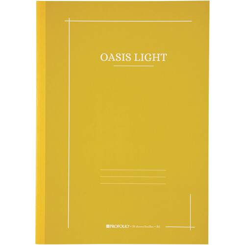 Itoya ProFolio Oasis Light Notebook (Mustard 7 x 9.9