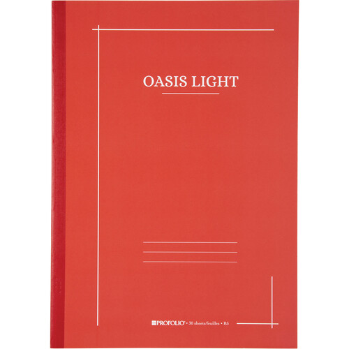 Itoya ProFolio Oasis Light Notebook (Tomato 7 x 9.9