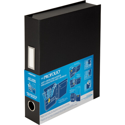 Itoya ProFolio Art + Desk Organizer (Black)