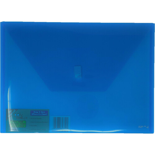 Itoya PolyEnvelope (Blue 13 x 9.4