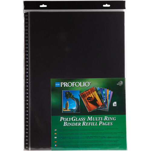 Itoya ProFolio PolyGlass Pages (Portrait 13 x 19