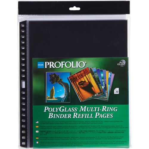 Itoya ProFolio PolyGlass Pages (Portrait 8.5 x 11