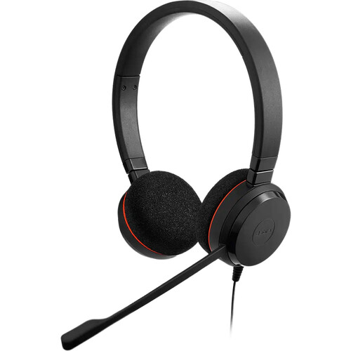 Jabra EVOLVE 20 UC Stereo Headset (Foam Retail Packaging)