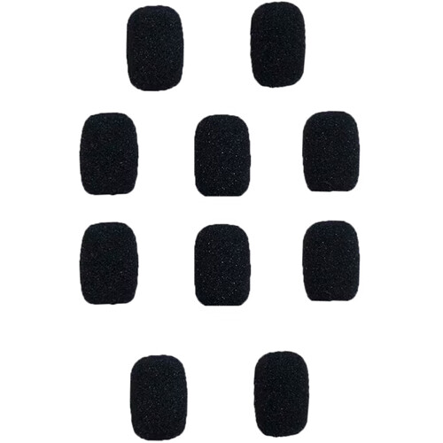 BlueParrott Foam Microphone Cushions for BlueParrot B350-XT/450-XT Headsets (10-Pieces)