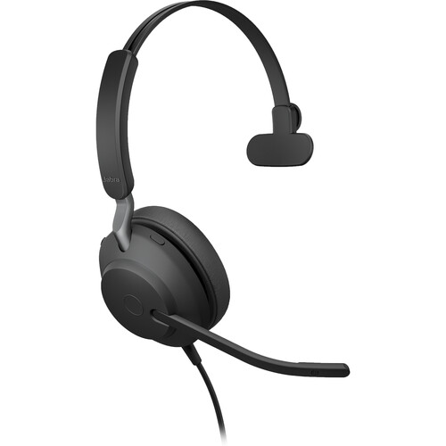 Jabra Evolve2 40 SE Mono Wired On-Ear Headset (Unified Communications USB-A Black)