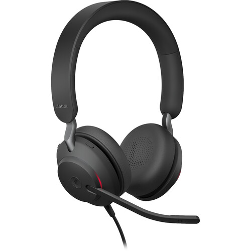 Jabra Evolve2 40 SE Mono Wired On-Ear Headset (Microsoft Teams USB-C Black)