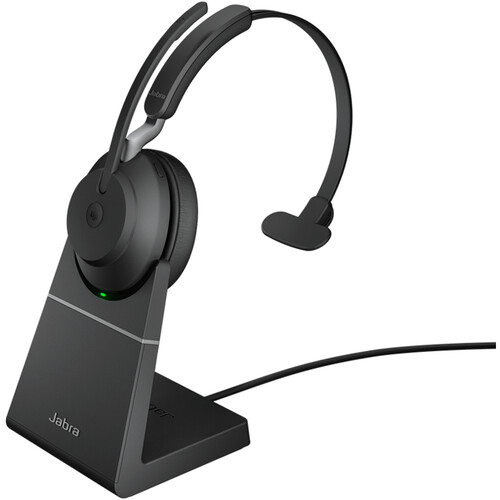 Jabra Evolve2 65 Mono Wireless On-Ear Headset (Unified Communication USB Type-A Black)