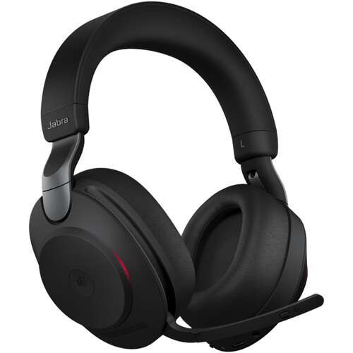 Jabra Evolve2 85 Noise-Canceling Wireless Over-Ear Headset (Unified Communication USB Type-C Black)