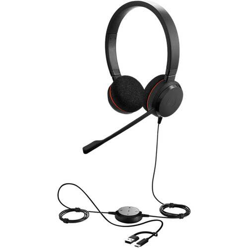 Jabra EVOLVE 20 UC Stereo Headset (Foam)