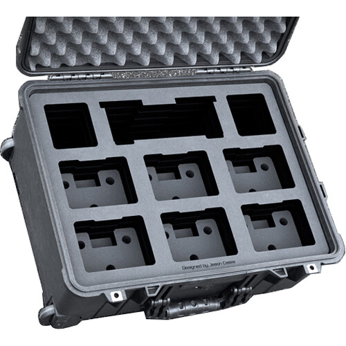 Jason Cases Wheeled Case for 6 x Anton Bauer Titon Batteries and LP2 Charger