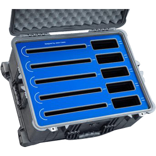 Jason Cases Wheeled Hard Case with Foam Insert for Five 13