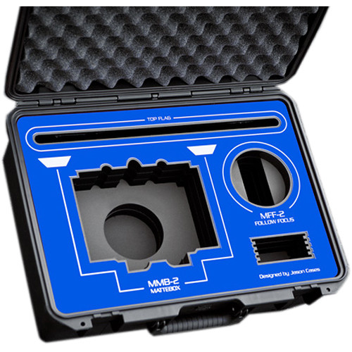 Jason Cases Protective Case for ARRI MMB-2 Mattebox & MFF-2 Follow Focus (Blue Overlay)
