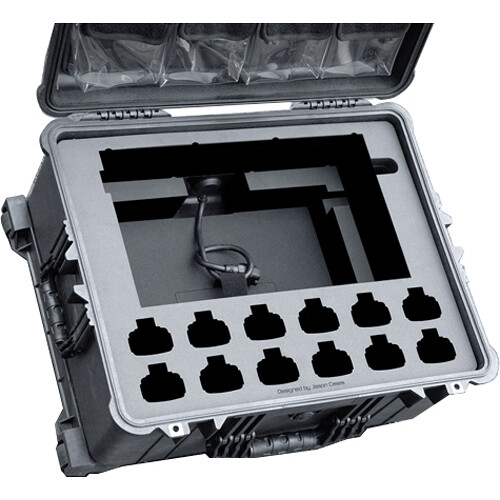 Jason Cases Wheeled Hard Case for Blackbox Go Charger and 12 Radios